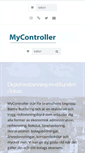 Mobile Screenshot of mycontroller.se